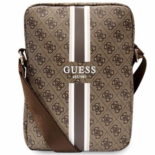 Guess Bag GUTB10P4RPSW Planšetdatoru maciņš 10" 4G Stripes / brūns (GUTB10P4RPSW)