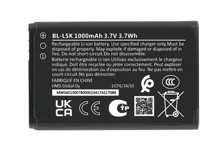 Nokia BL-L5K Akumulators 1000mAh Li-Ion (OEM)