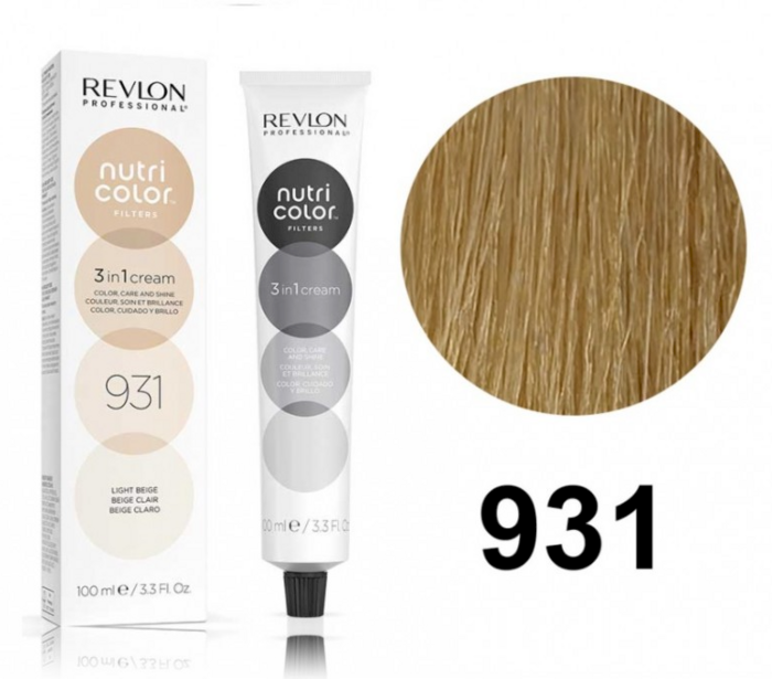 Revlon Professional Nutri Color Filters 3in1 Крем 931 Light Beige 240 ml (8007376047082)