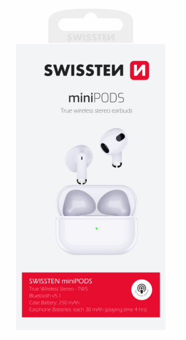 Swissten TWS Mini Pods Bluetooth Stereo