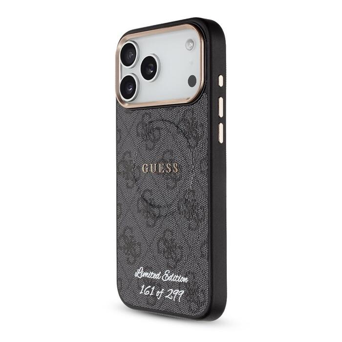 Guess PU 4G MagSafe Strap Limited Edition of 299 Case Чехол для Apple iPhone 17 Pro Max (GUHMP17XP4GREGSLK)