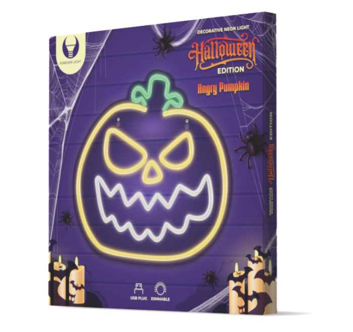 Forever Neolia ANGRY PUMPKIN Neon LED