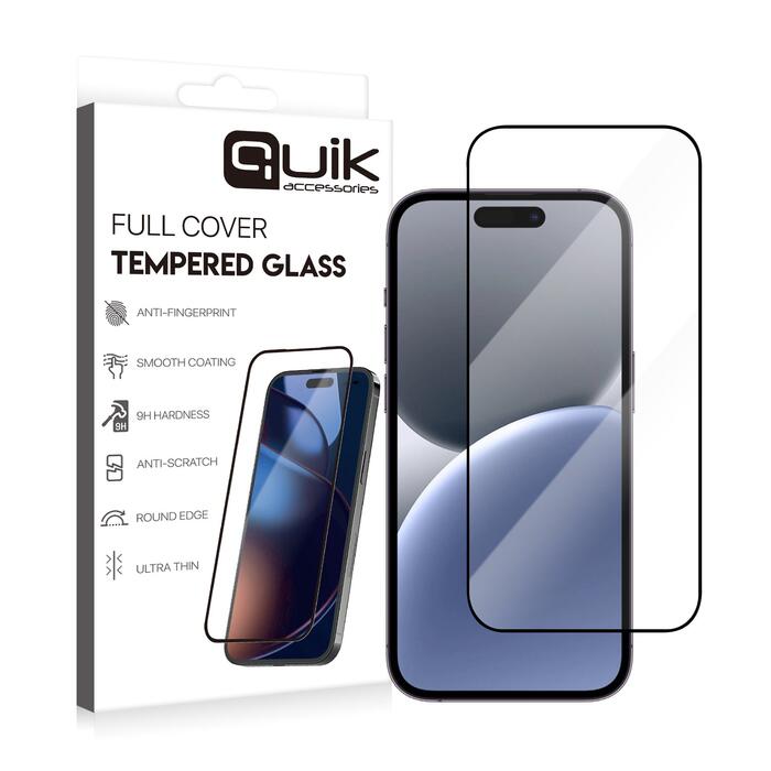 Quik Accessories Full Cover Tempered Glass