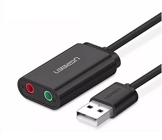 UGREEN US205 USB audio karte / melna (UG-30724B)