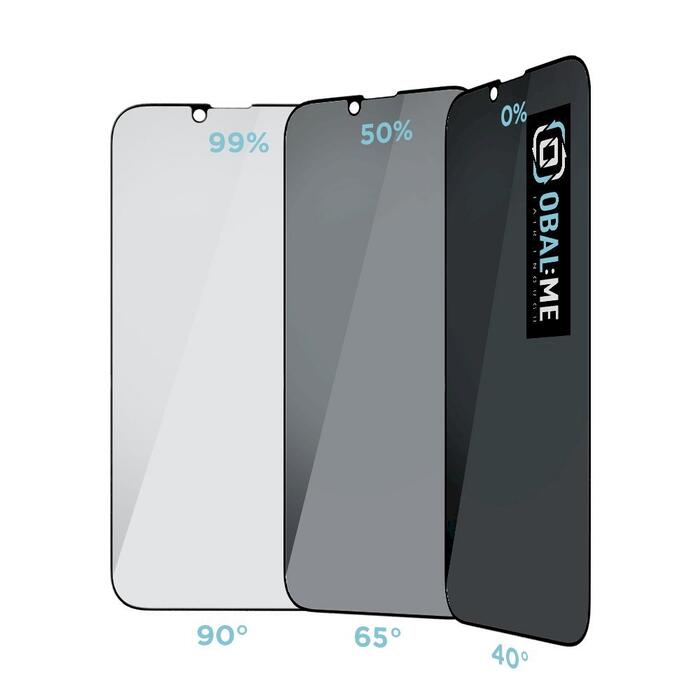 OBAL:ME Privacy 5D Glass Screen Protector Защитное стекло для Apple iPhone 13/13 Pro/14/16e / чёрный (57983121443)