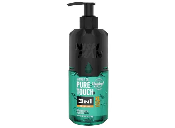Nishman Pure Touch 3in1 Shower Gel Гель для душа 480 ml (8684736671295)