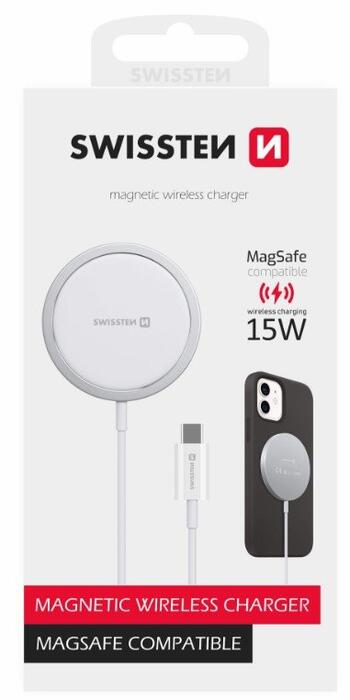 Swissten MagStick Lādētājs 15W priekš Apple
