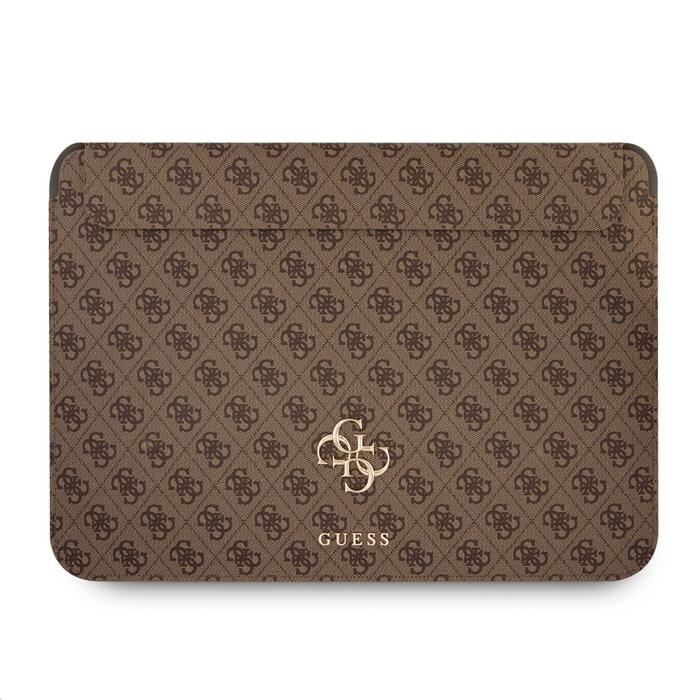 Guess PU 4G Metal Logo Computer Sleeve Maciņš Planšetdatoram 13" (GUCS13G4GFBR)
