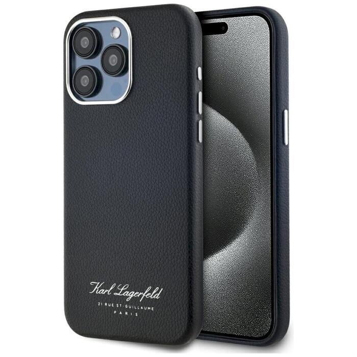 Karl Lagerfeld hotel RSG Защитный чехол для iPhone 15 Pro / чёрный (KLHCP15LPGWCMKHK)