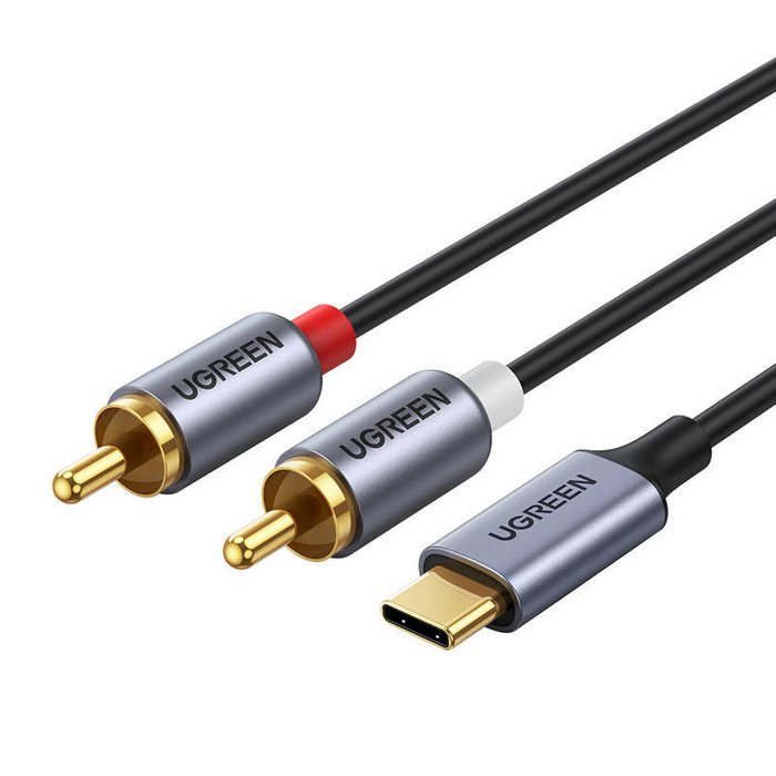 UGREEN CM451 Кабель USB-C на 2x RCA 1.5m (CM451)