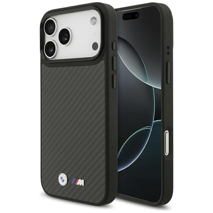 BMW M Kevlar Matt MagSafe Case Защитный Чехол для Apple iPhone 17 Pro Max (BMHMP17X24CFMMK)