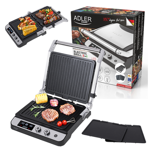 Adler AD 3059 Elektriskais Grils 3000W (AD3059)
