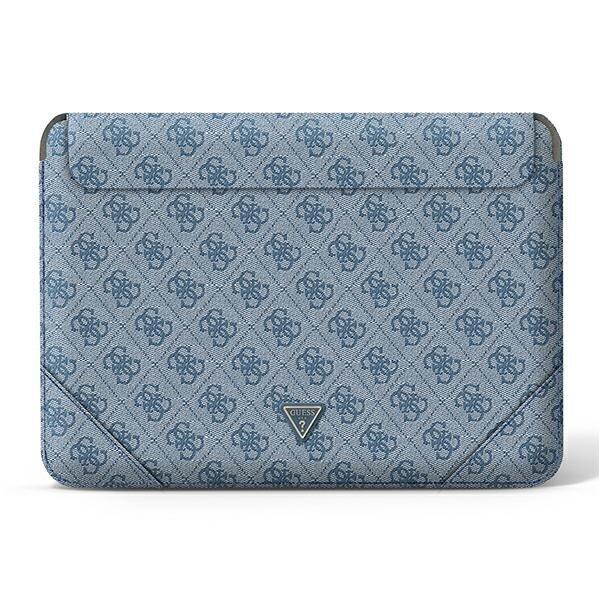 Guess Sleeve GUCS14P4TB Klēpjdatora maciņš 13/14" / zils 4G Uptown Triangle logo (GUCS14P4TB)