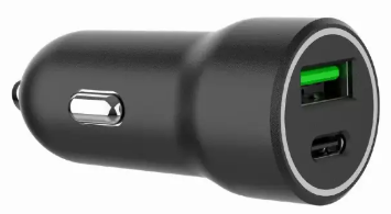 Gembird A2PDQC20 USB-C/USB-A Automašīnas Lādētājs (TA-UC-A2PDQC20-CAR-01)