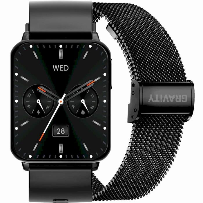 Smartwatch Gravity ar 2 siksniņām GT17-7