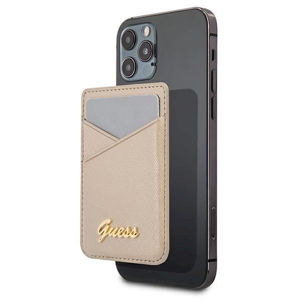 Guess Wallet Card Slot GUWMSSASLGOMagSafe Saffiano