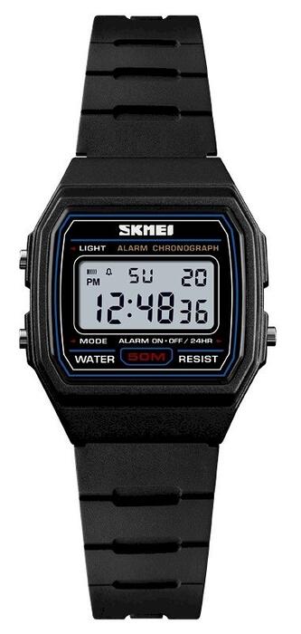 SKMEI 1460BK Sieviešu pulkstenis / melns