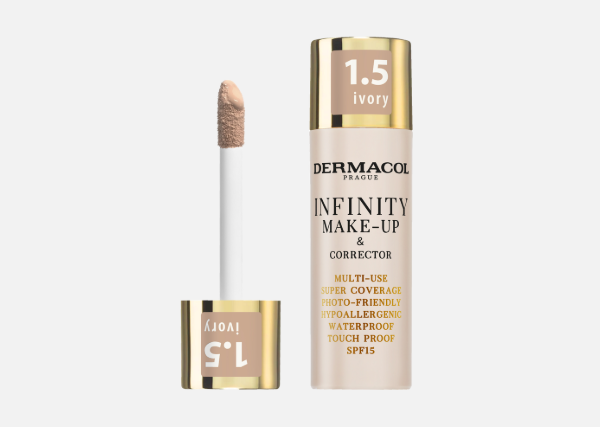 Dermacol Infinity Make-Up & Корректор 1.5 Ivory 20 g (8595003137133)
