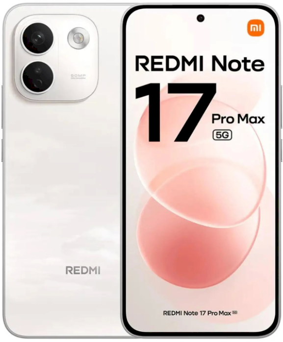 Xiaomi Redmi Note 17 Pro Max 5G Viedtālrunis 8GB / 256GB Cloud Blush (MZB0P5HEU)