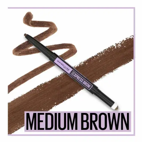 Maybelline Express Brow Duo Pencil Карандаш для бровей Medium Brown 0,71 g (3600531640385)