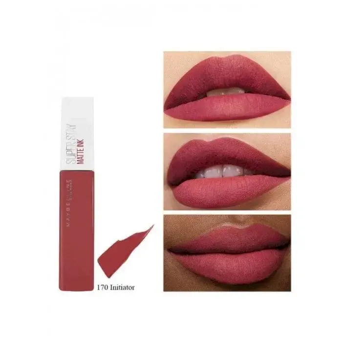 Maybelline SuperStay Matte Ink Liquid Lipstick Жидкая губная помада 170 Initiator 5 ml (3600531605667)