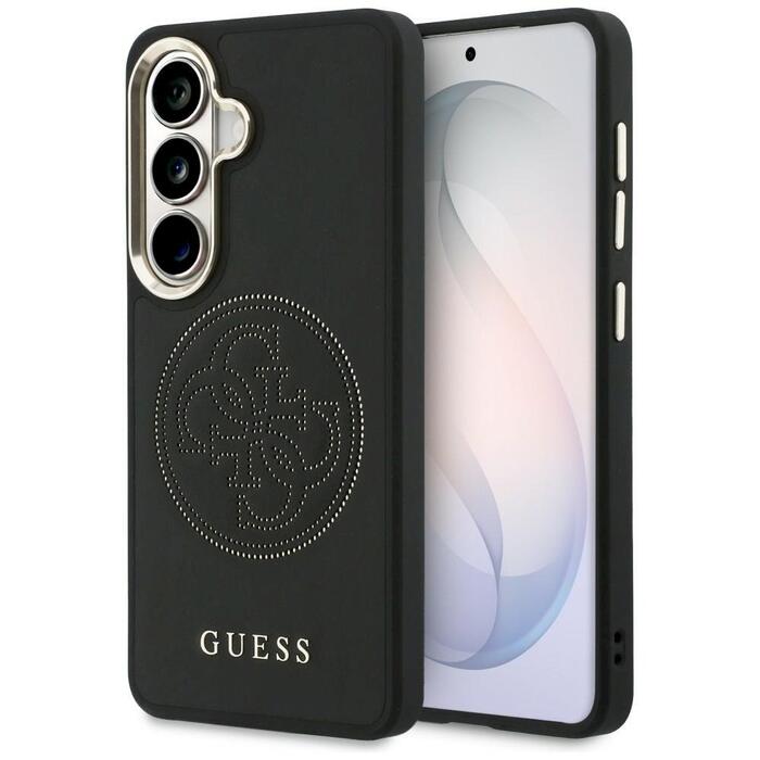 Case Guess Perforated Logo MagSafe Защитный чехол для Samsung Galaxy S26 / чёрный (GUHMS26S5PG4SRGK)