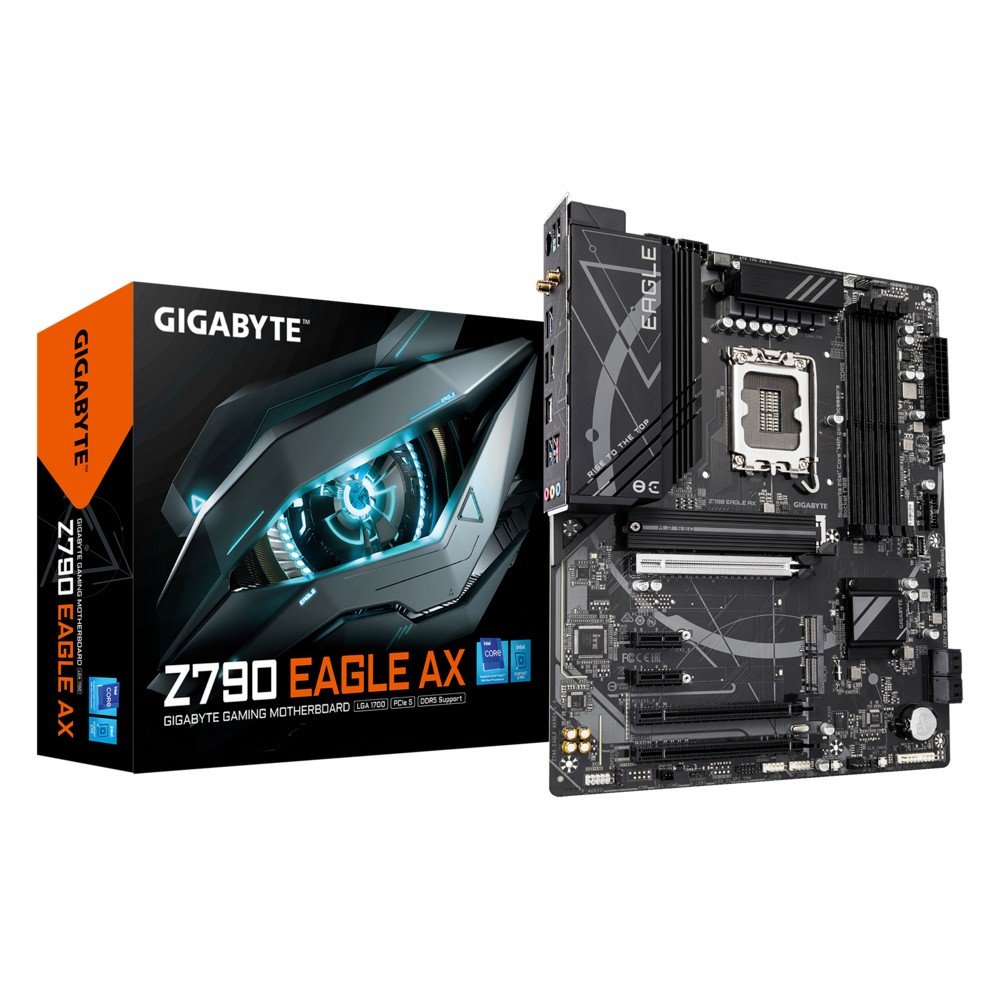Gigabyte Z790 EAGLE AX s1700 4DD R5 HDMI/DP ATX Mātesplate (Z790EAGLEAX1.0)