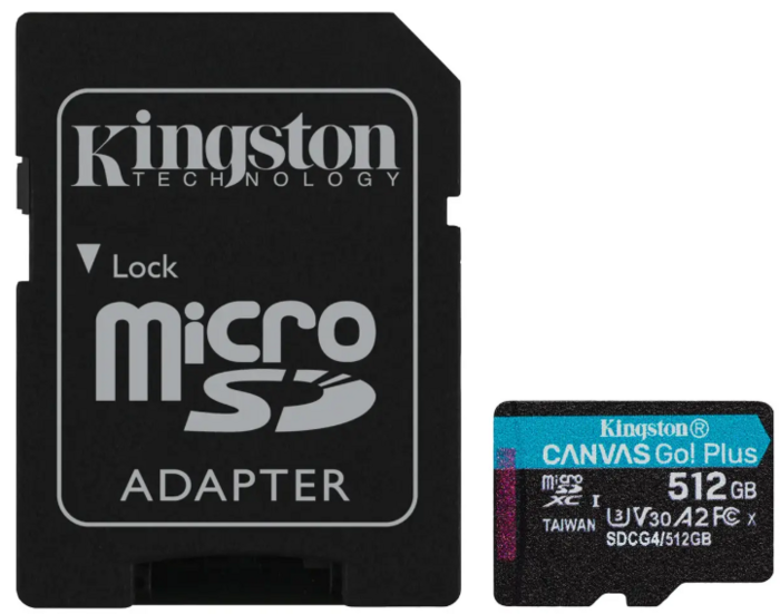 Kingston Canvas Go Plus 512GB microSDXC
