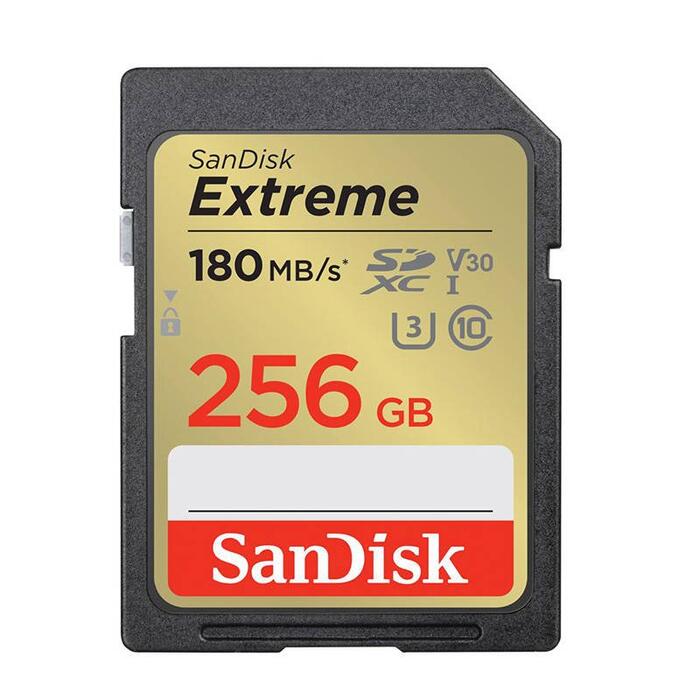 SanDisk Extreme Atmiņas Karte SDXC 256GB