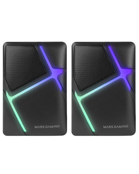 Mars Gaming MSH Проводные акустические колонки 10W / чёрные (MSH)