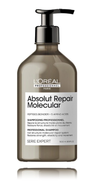 L´Oréal Professionnel Série Expert Absolut Repair Molecular Профессиональный шампунь 500 ml (3474637153557)