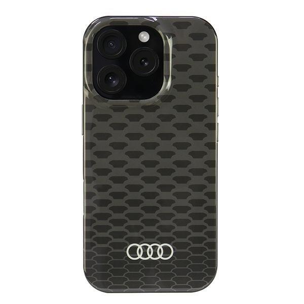 Audi IML Stitching Pattern MagSafe Защитный Чехол для Apple iPhone 16 Pro (AU-IMLMIP16P-Q5/D3-BK)