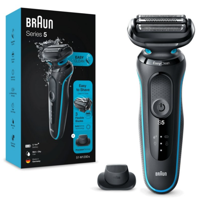Braun 51-M1200s Skuveklis ar trimmeri (51-M1200S)