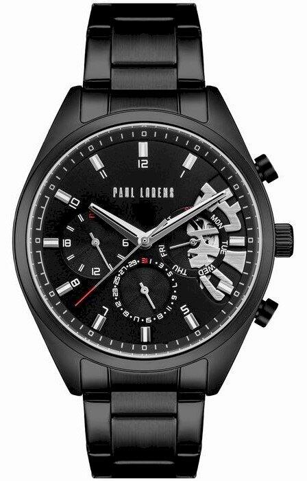 PAUL LORENS Vīriešu rokas pulkstenis PL20003B-1A5 / sudraba (PL20003B-1A5)