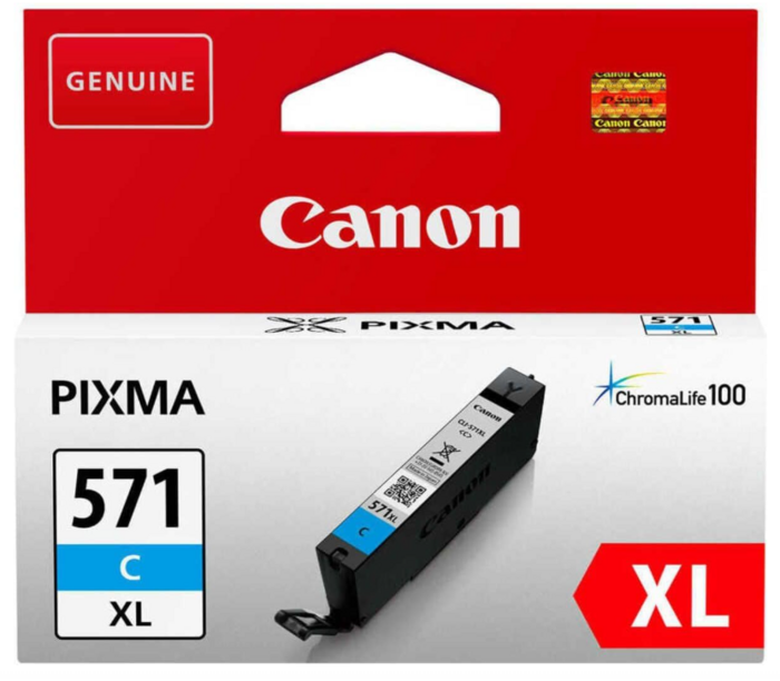 Canon CLI-571C XL Kārtridžs Zils 14ml (0332C001)