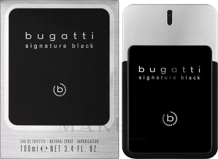 Bugatti Signature Black Туалетная вода EDT M 100 ml (4051395402180)