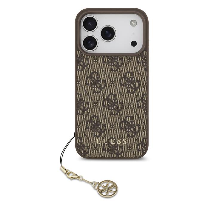 Guess 4G Charm Case Чехол для Apple iPhone 17 Pro (GUHMP17LGF4GCW)