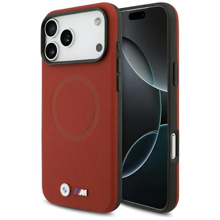 BMW M FW Metal Logo MagSafe Case Защитный Чехол для Apple iPhone 17 Pro Max (BMHMP17X25PFWSMR)