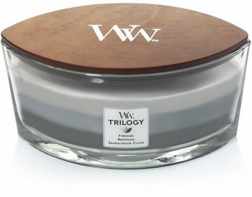 WoodWick Trilogy Warm Woods Elipsa Aromātiskā
