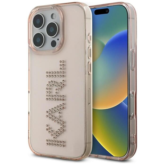 Karl Lagerfeld IML Rhinestones Logo Case