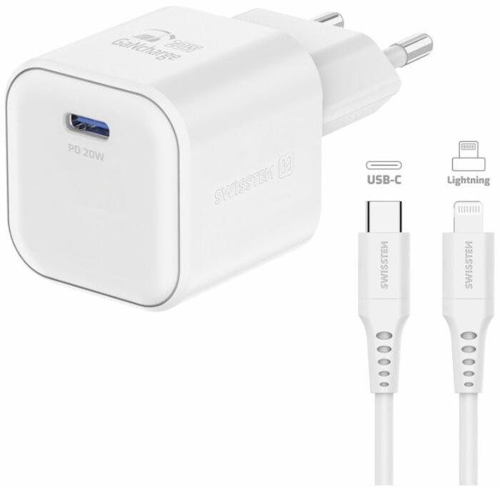 Swissten Tīkla Lādētājs GaN USB-C 20W