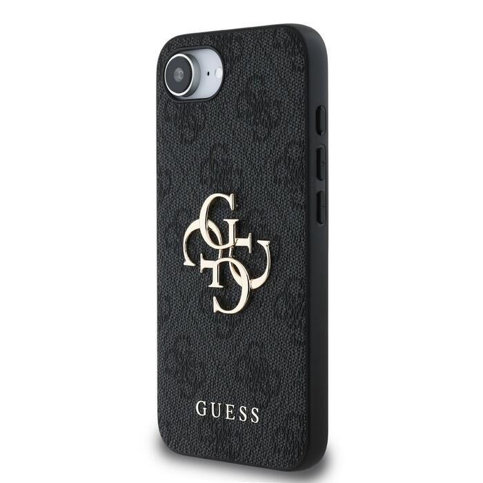 Guess PU 4G Metal Logo Case Защитный чехол для Apple iPhone 16e (GUHCPSE44GMGGR)