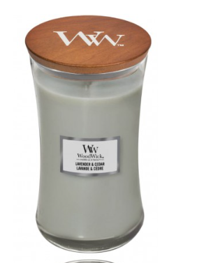 Woodwick Lavender & Cedar Aromātiskā svece 610 g (5038581103068)