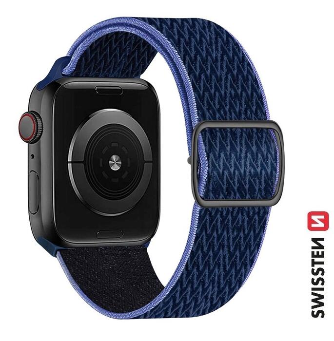 Swissten Нейлоновый Pемешок с пряжкой для Apple Watch 38 / 40 / 41 mm (46000706)