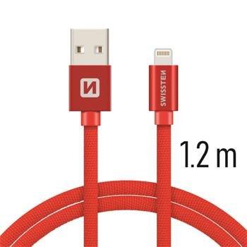 Swissten Textile Fast Charge 3A Lightning
