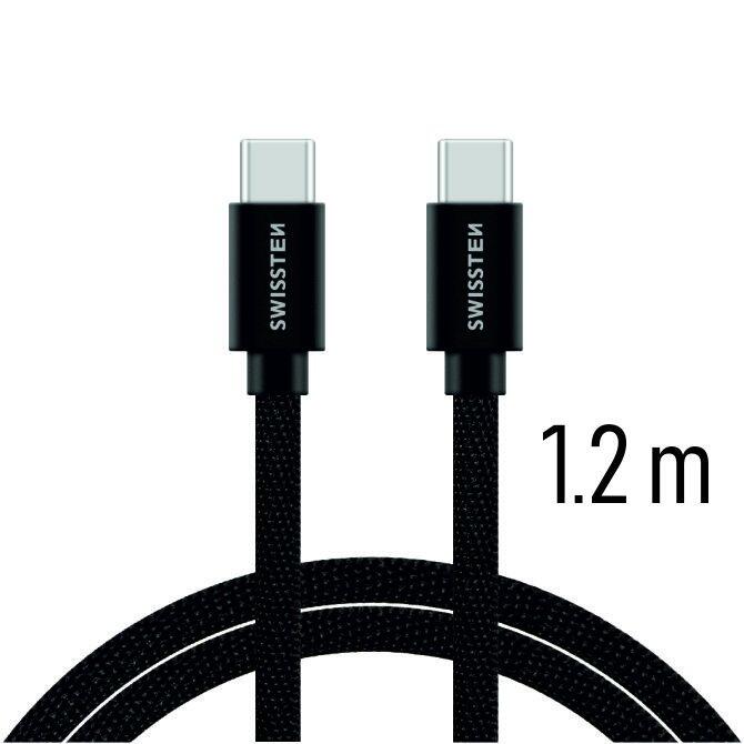 Swissten Textile Universāls Quick Charge 3