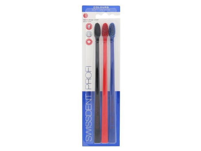 Swissdent Profi Toothbrush Zobu suka 3pc
