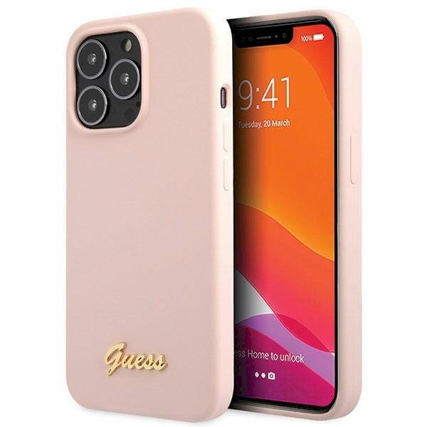 Guess GUHCP13XLSLMGLP Silicone Script Gold Log