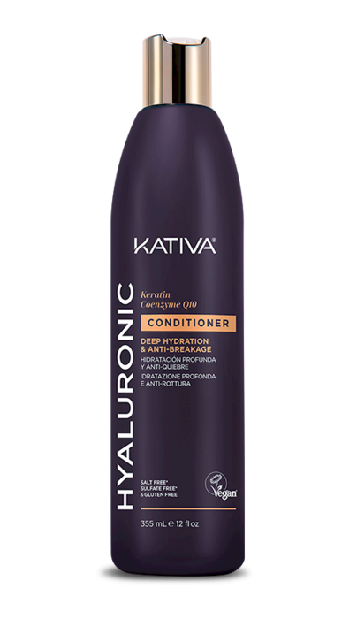 Kativa Hyaluronic Keratin - Coenzyme Q10 Conditioner Кондиционер для волос 355 ml (7750075060685)