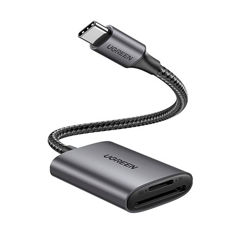 UGREEN 80888 Karšu lasītājs USB 3.2 Gen 1 Type-C / melns (UG-80888)